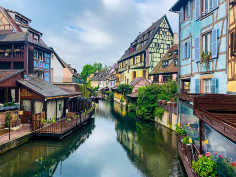 Colmar - bunte Häuser am Fluss