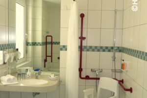 Hotel Bad - befahrbare Dusche